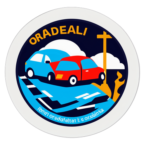 Ilustrație a unui accident în Oradea