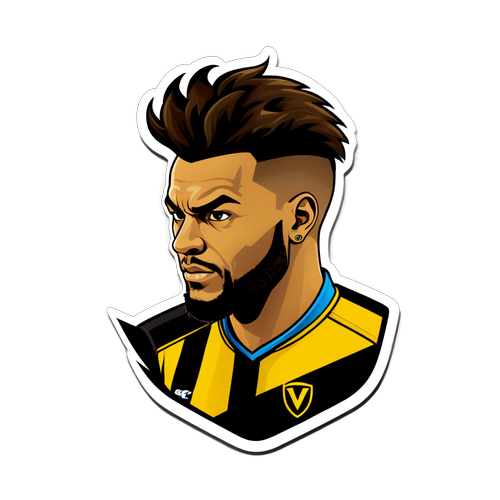 Vitesse Teamlogo met Krachtige Speler