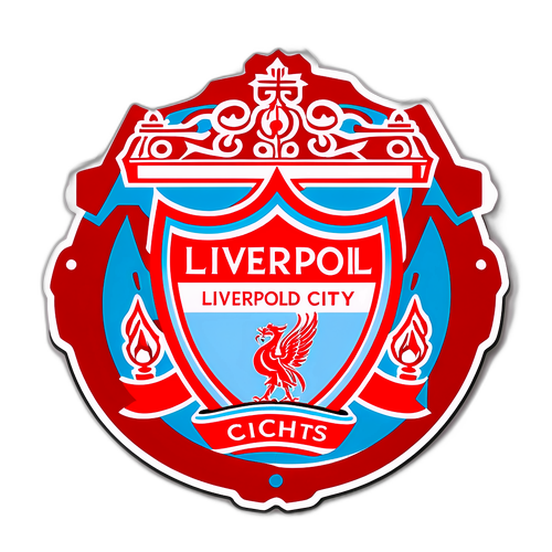 리버풀과 맨체스터 시티의 매치 기대감 스티커
