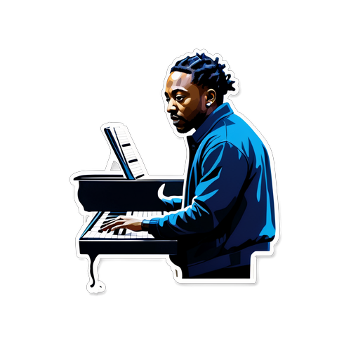 Kendrick Lamar Spelar Piano