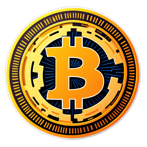 Bitcoin Sticker Ontwerp