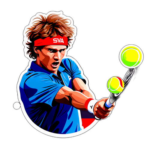 Alexander Zverev Tennis Aufschlag