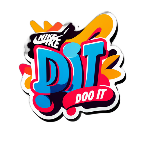 Autocollant Nike 'Just Do It'