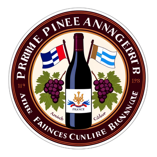 Vinoteca con Logo del Primer Ministro de Francia