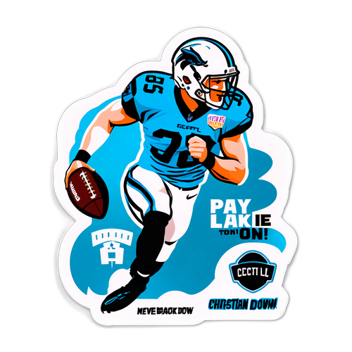 Christian McCaffrey Motivational Sticker