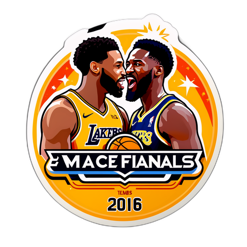2016 NBA Finals Retro Sticker