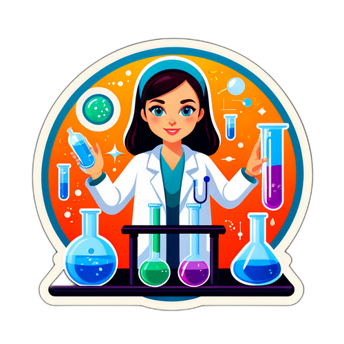 Laboratoř s chemikáliemi