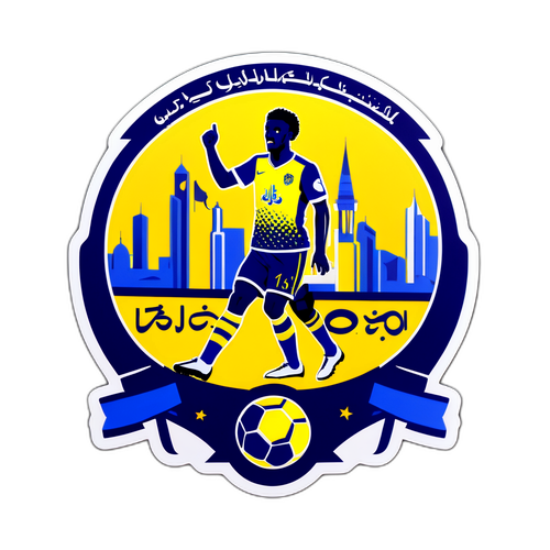 สติกเกอร์การแข่งขันระหว่าง Al-Nassr และ Al Kholood