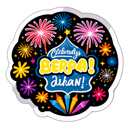 Sticker Perayaan 'Berapa Hari Lagi Lebaran?'