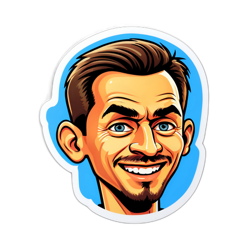 Наклейки з карикатурами Вадима Колесника