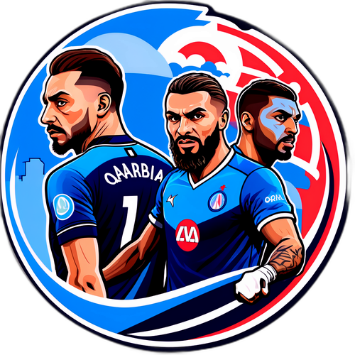 En dramatisk konfrontation mellem Napoli og Qarabağ spillere