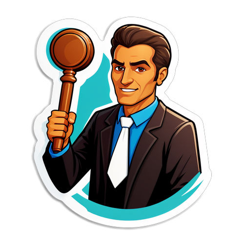 Mahmut Tanal - Adalet ve Savunma Sticker'ı