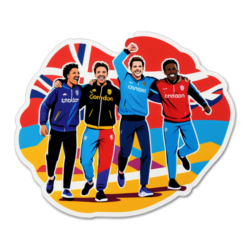 Ünneplés barátokkal csapatszínekben London utcáin