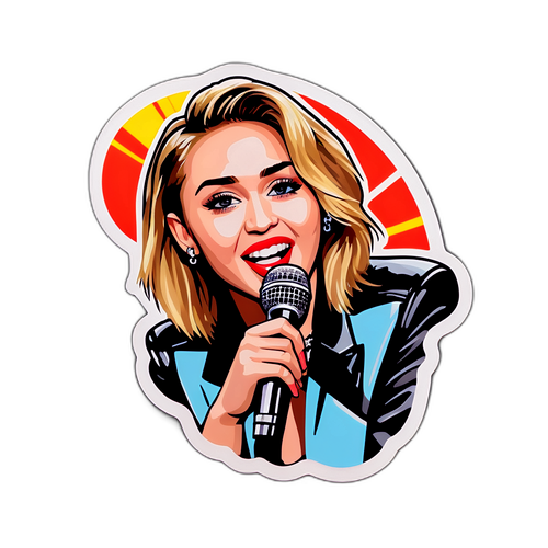 Miley Cyrus Stílusú Matrica