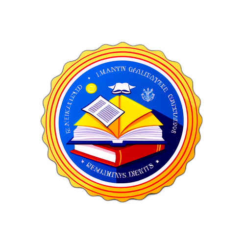 公式官報に関連する重要法令と公告を象徴するシンプルなデザインのステッカー