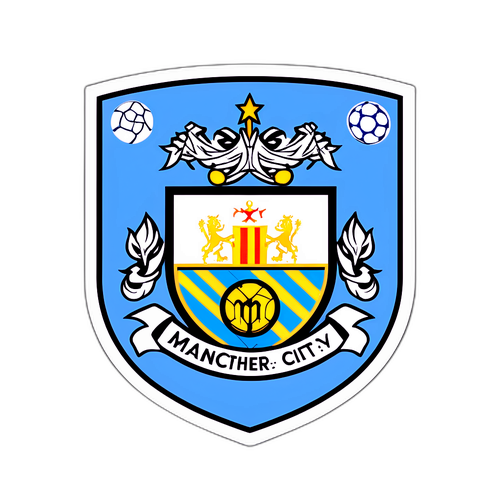 曼城足球俱樂部徽章貼紙