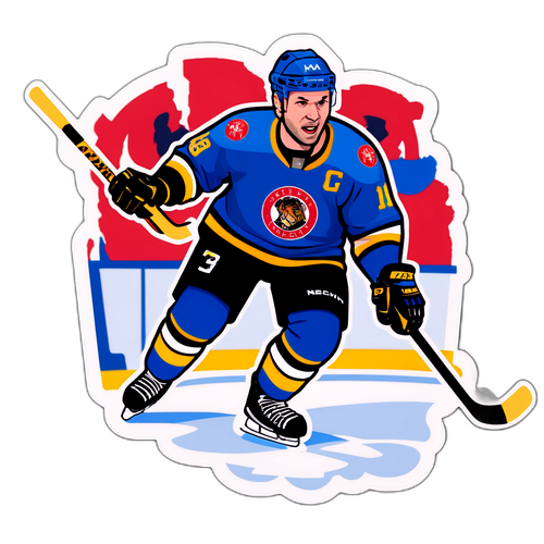 Design samolepek Martina Nečase na ledě