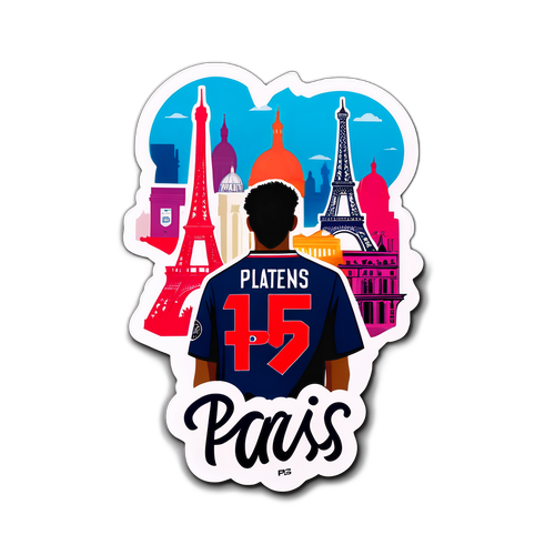Sticker ya Kifaa ya PSG Mpenzi