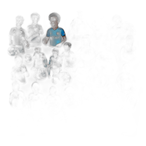 足球主題貼紙：曼城與勒沃庫森明星球員