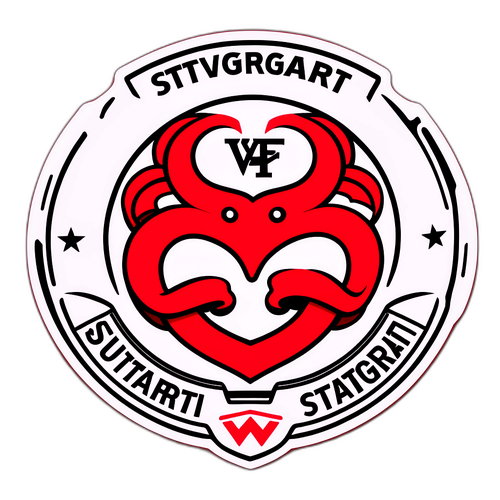 Sticker Logo VFB Stuttgart dan Luzern