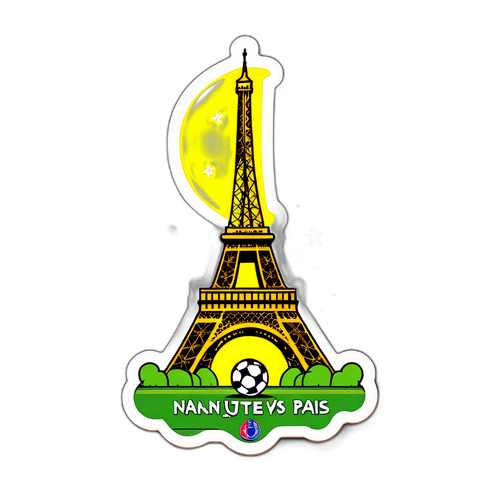 Nantes vs PSG Sticker
