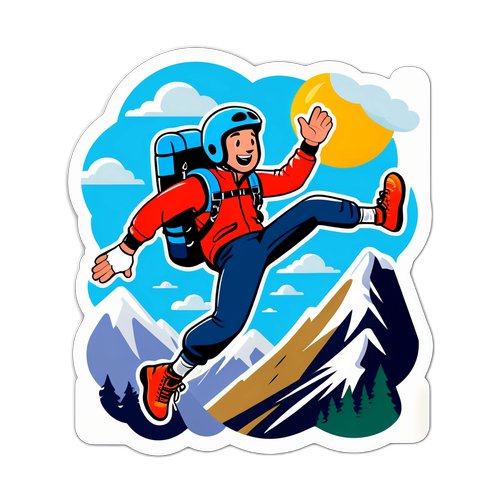 Tom Waes met een nieuwe uitdaging: bergbeklimmen