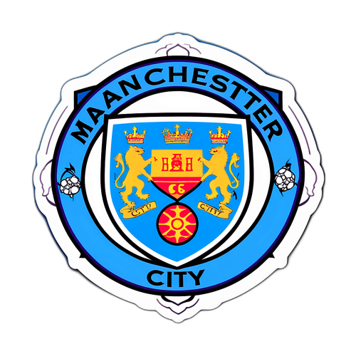 Calcomanía del escudo de Manchester City