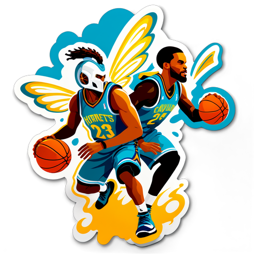 Makabagbag-damdaming Sticker ng Hornets vs Cavaliers