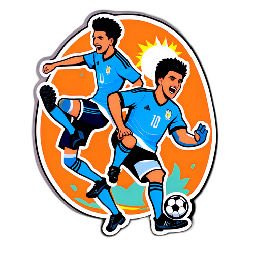 Stiker Tim Argentina U20 yang Ceria