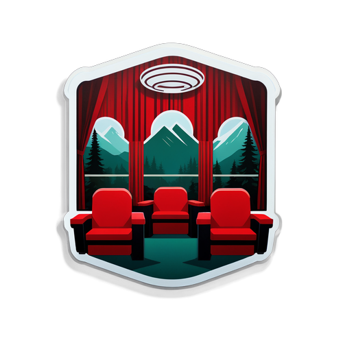 Twin Peaks Cinema Sticker