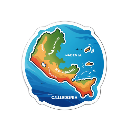 Carte de la Nouvelle-Calédonie