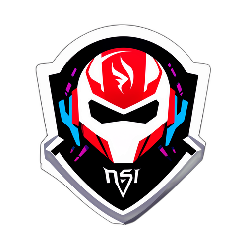 Naklejka z logo MSI 2025