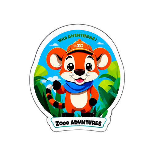 Karakter Haiwan Kartun yang Ceria