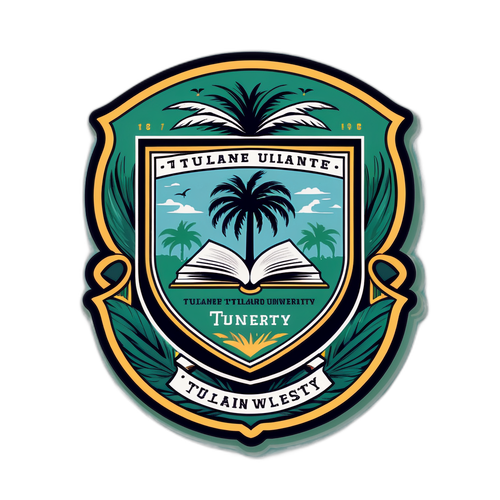 Tulane University Crest Sticker