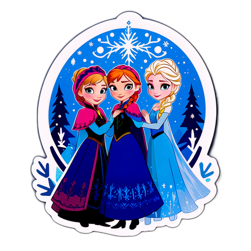 Να κάνετε αυτοκόλλητο με τους χαρακτήρες της ταινίας "Frozen"