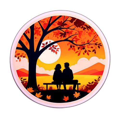 Herfst voor Mij Sticker