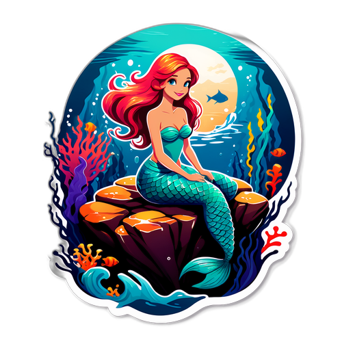 Deniz Kızı Sticker