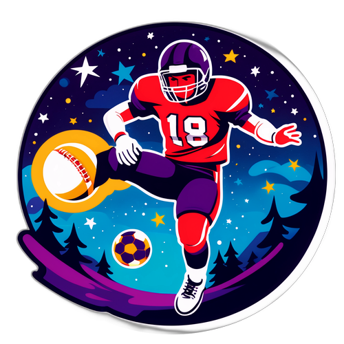 Fodboldspiller i Aktion