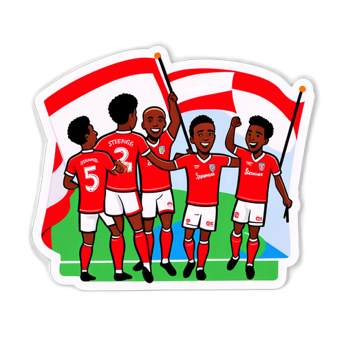 Wachezaji wa Stevenage Wakiadhimisha Goli