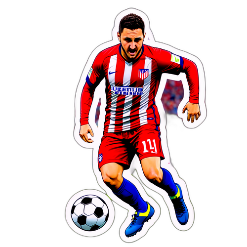 Koke w akcji na boisku