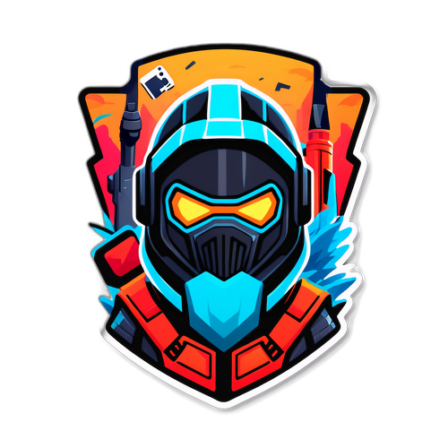 Sticker der Gaming-Welt von Epic Games