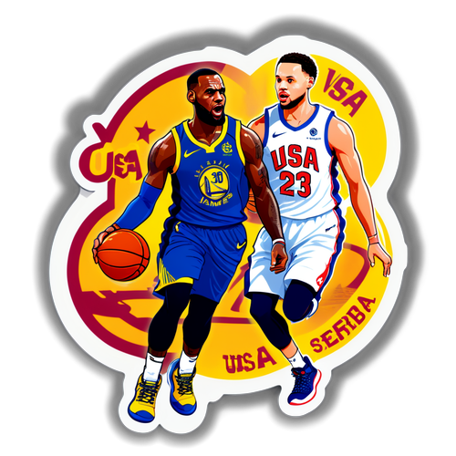 ¡El Duelo Épico! LeBron James y Stephen Curry en un Choque de Titanes: USA vs Serbia