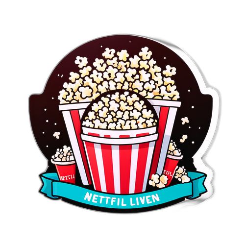 Cozy Movie Night Sticker