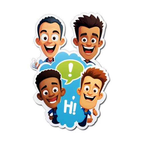 Sticker Siêu Hài Hước: Những Phút Giây Vui Nhộn Từ 'Brother Say Hi Tập 8'!