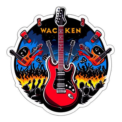 Wacken Open Air Festival Aufkleber