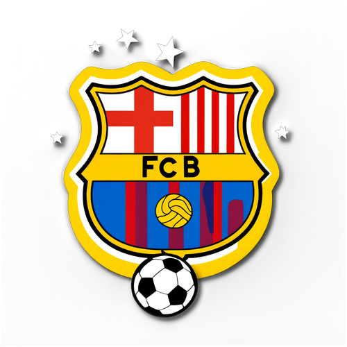 Sticker del icónico uniforme del FC Barcelona