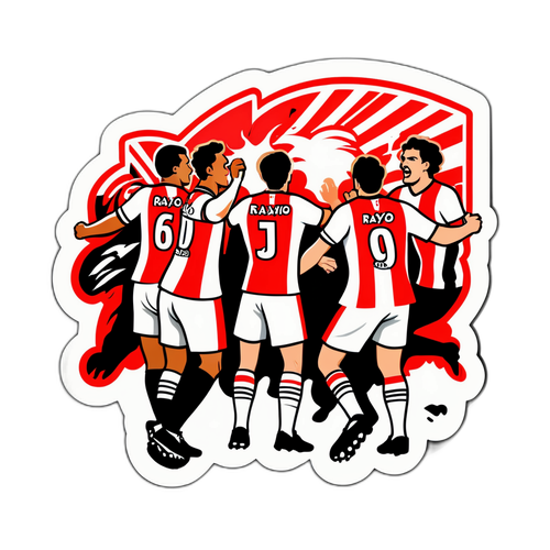 Rayo Vallecano Jubelszene