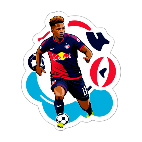 Energiczny design związany z RB Leipzig