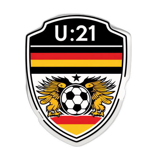 สติ๊กเกอร์แสดงความสำเร็จของทีมฟุตบอลเยอรมัน U21