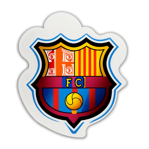 Autocollant Créatif FC Barcelone